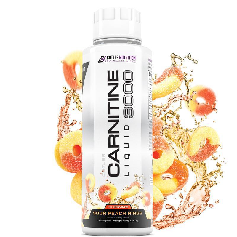 L-Carnitine Liquid - Kwaśne gumowe robaki, 473 ml |